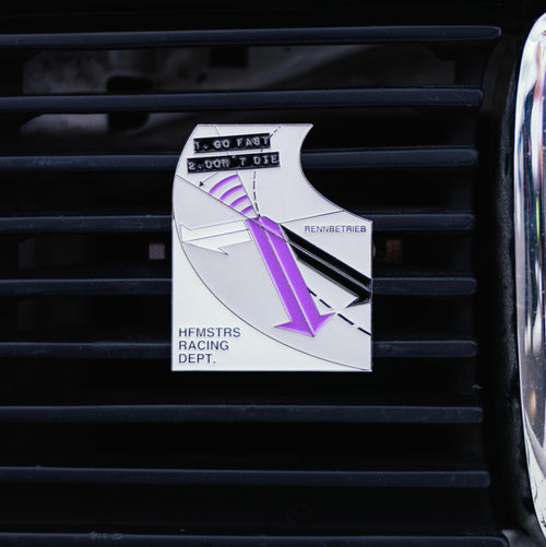 HFMSTRS x Racing Operation "GO FAST / DON'T DIE" Grille Badge